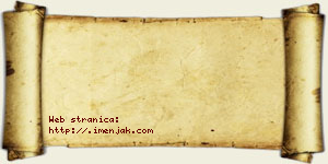 Angelina Đaković vizit kartica